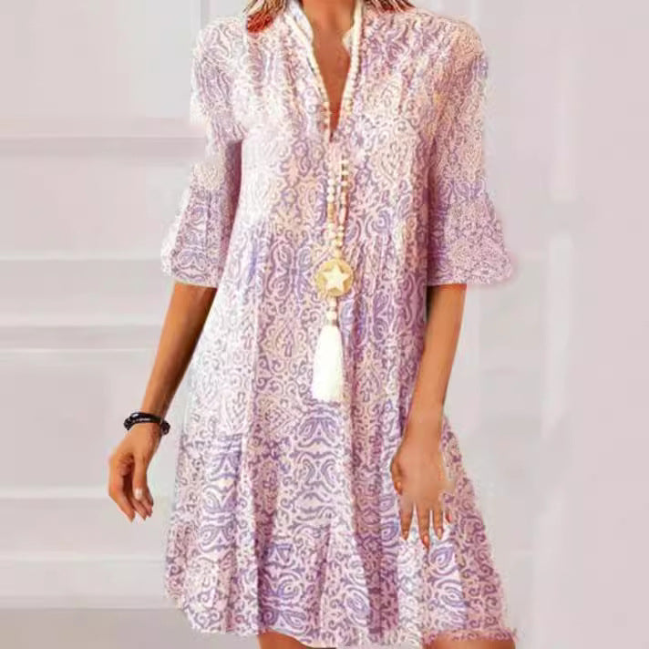 Damen Druckkleid EB