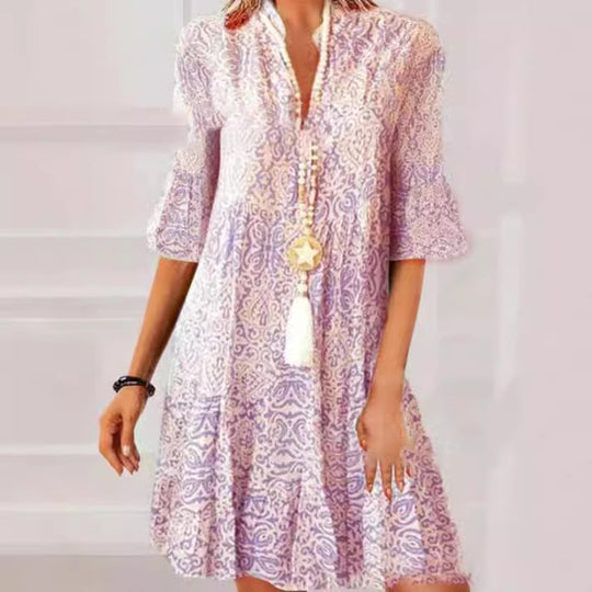 Damen Druckkleid EB