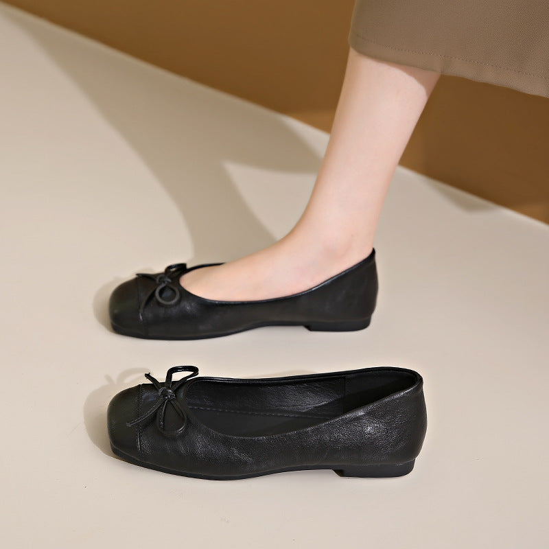 Damen Ballerinas mit dekorativem Schleifenverschluss und elegantem Design EB