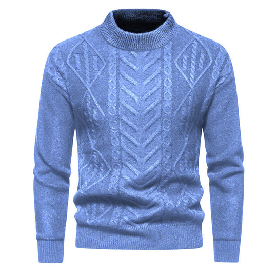 Herren Strickpullover mit strukturiertem Muster EB