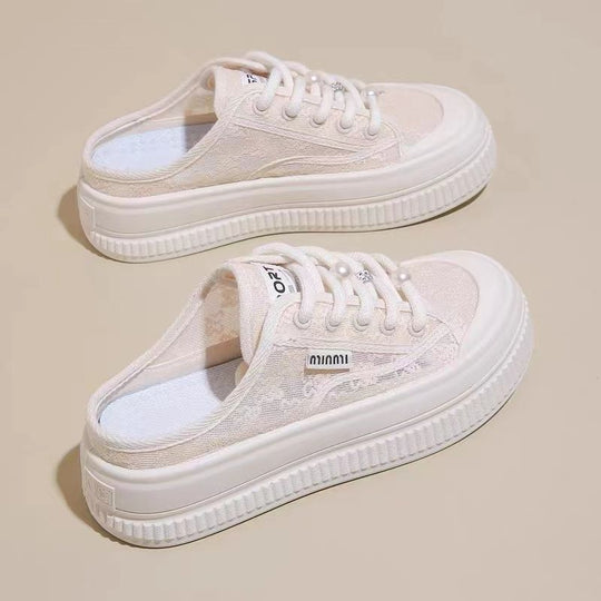 Damen Sneakers mit trendigem Schnitt und modischer Netzoberfläche EB