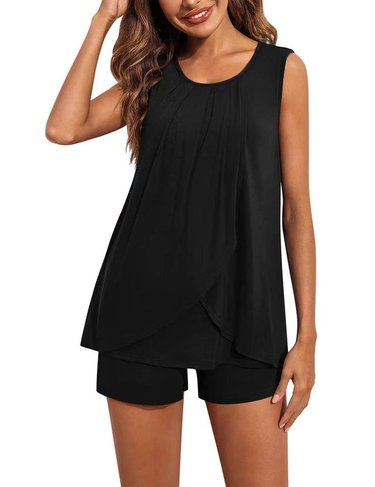 Damen Sportliches Tank-Top mit Shorts EB