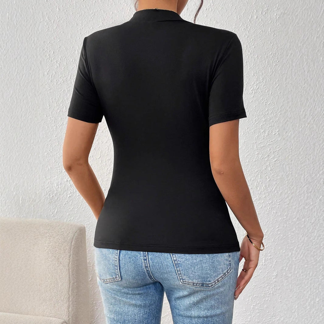 Damen T-Shirt mit floralem 3D-Design EB