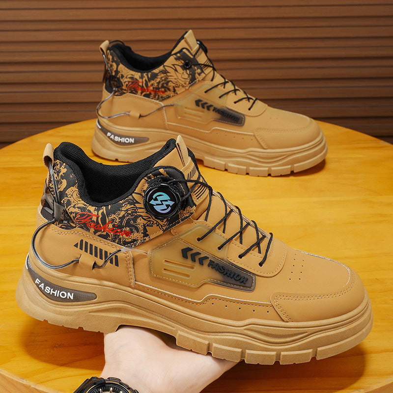 Herren High-Top Sneakers mit innovativer Schnürtechnologie und robustem Design EB