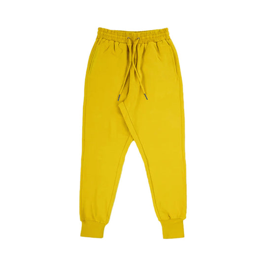 Unisex nan Jogginghose mit tiefem Schritt, elastischem Tunnelzugbund und gerippten Bündchen EB