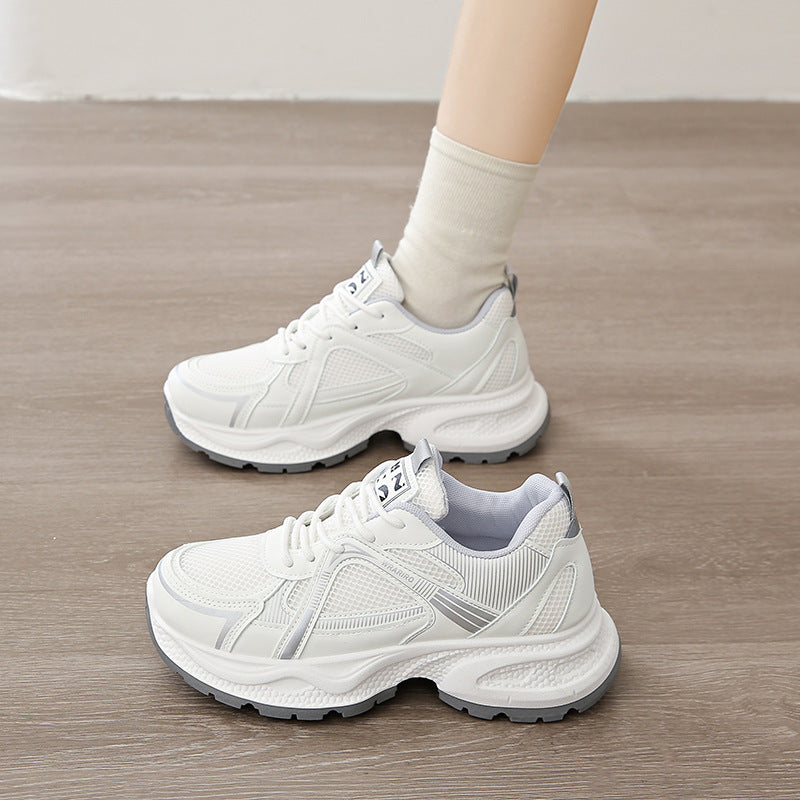 Damen Sportliche Lauf- und Freizeitsneaker mit atmungsaktivem Obermaterial EB