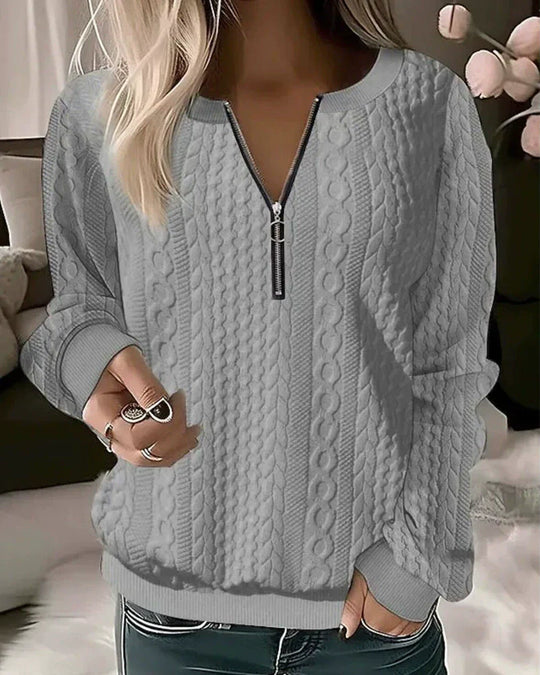 EB | Reißverschluss Sweatshirt Freizeitkleidung