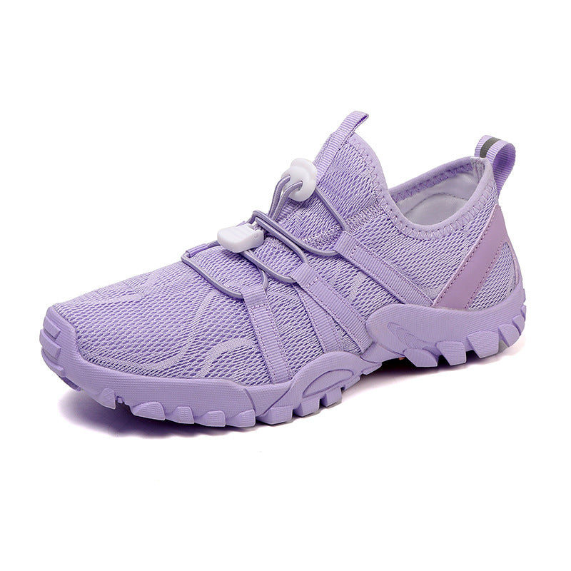 Damen Sportliche Aqua-Laufschuhe mit atmungsaktivem Obermaterial und flexiblem Schnellschnürsystem EB