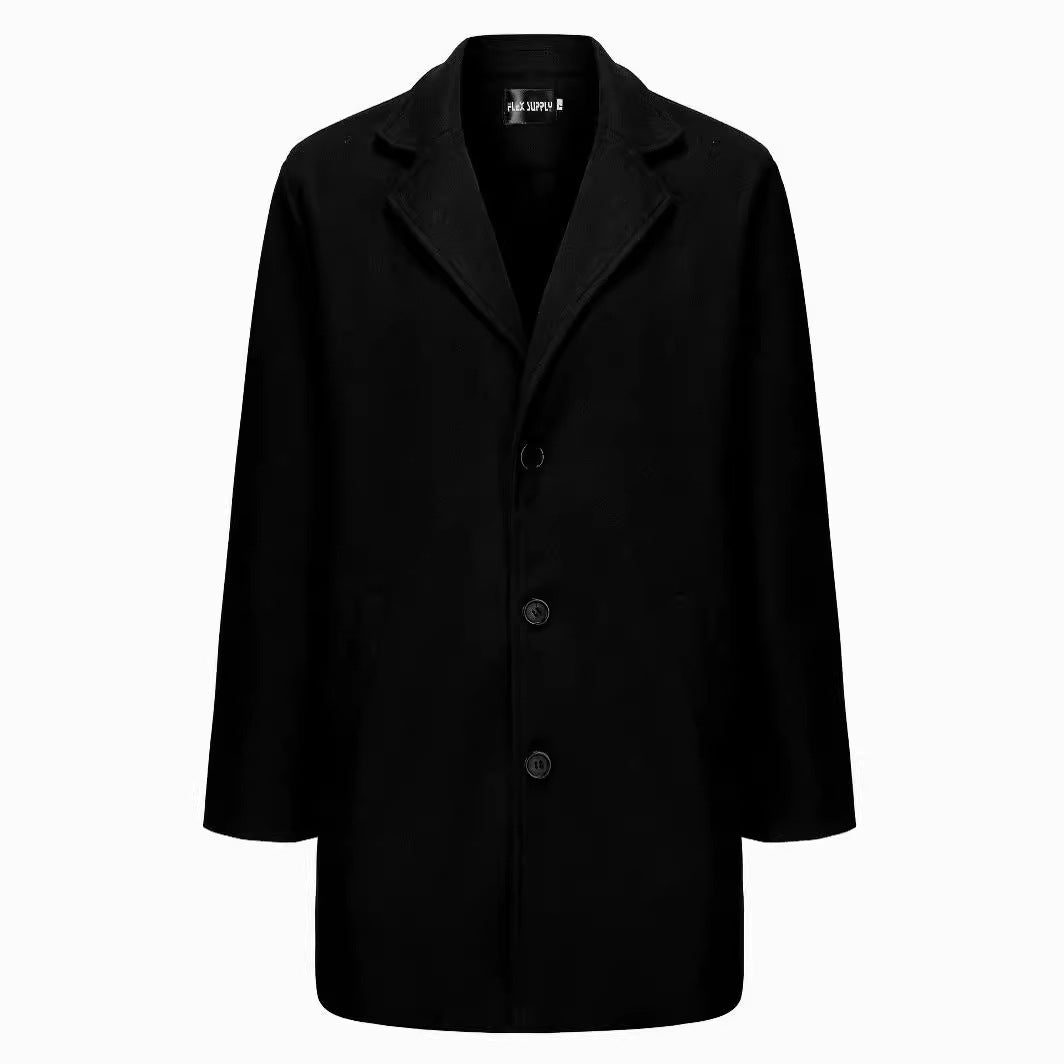 Herren eleganter, taillierter Mantel EB