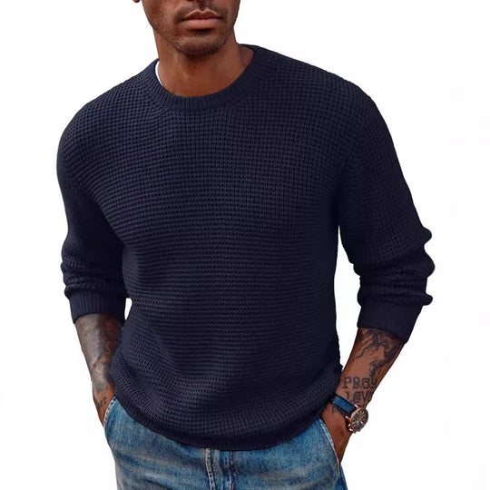 Herren Strukturierter Pullover EB