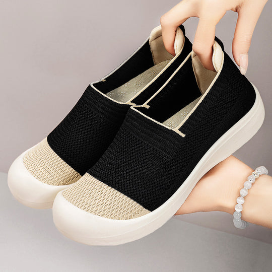 Damen Komfortable und atmungsaktive Slip-On Schuhe EB