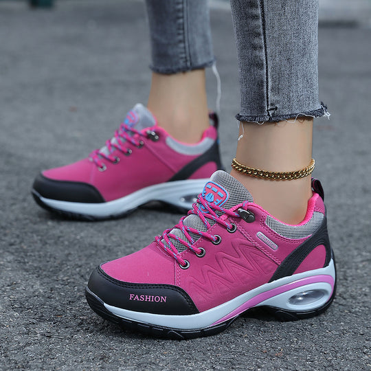 Damen Komfortable Fitness-Sneaker mit atmungsaktiver Mesh-Oberfläche EB