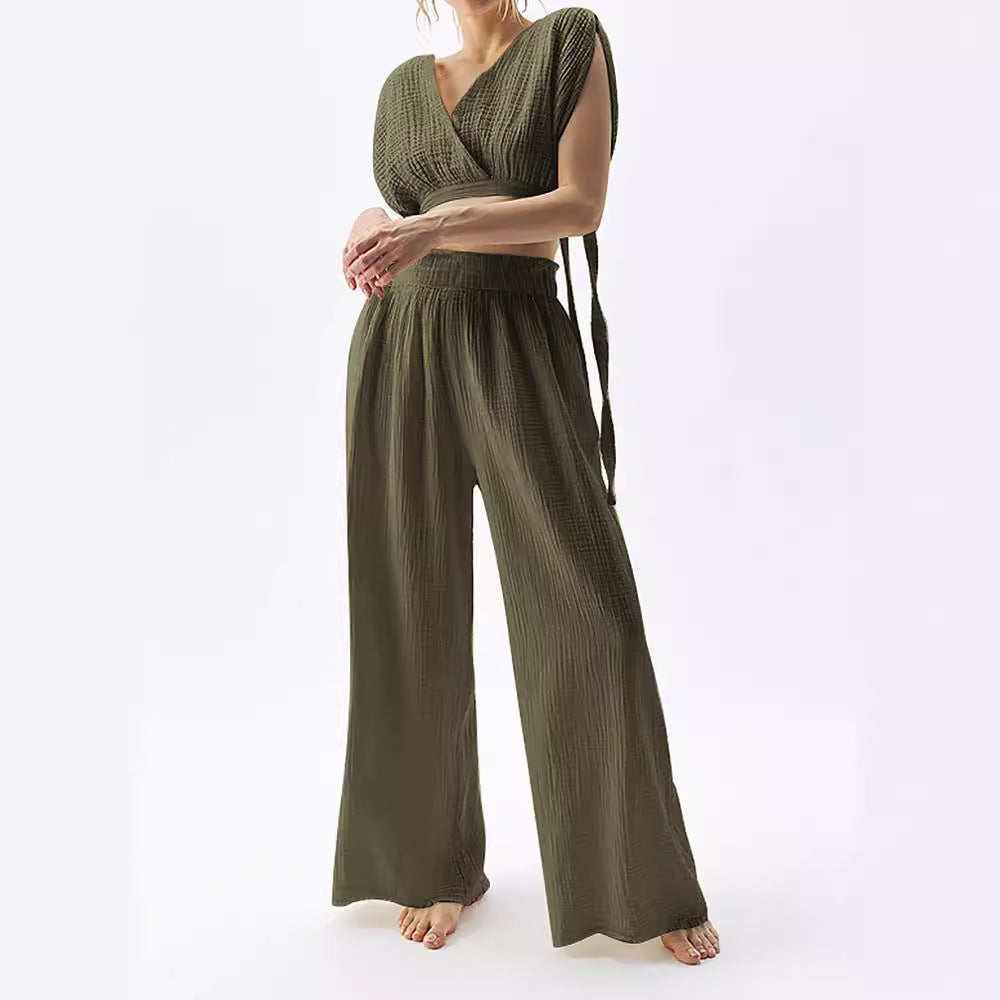 Damen Lässiger Two-Piece Jumpsuit EB