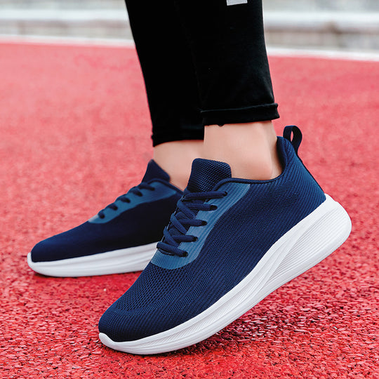 Damen Sportliche Sneakers mit atmungsaktivem Gewebe und dämpfender Sohle EB