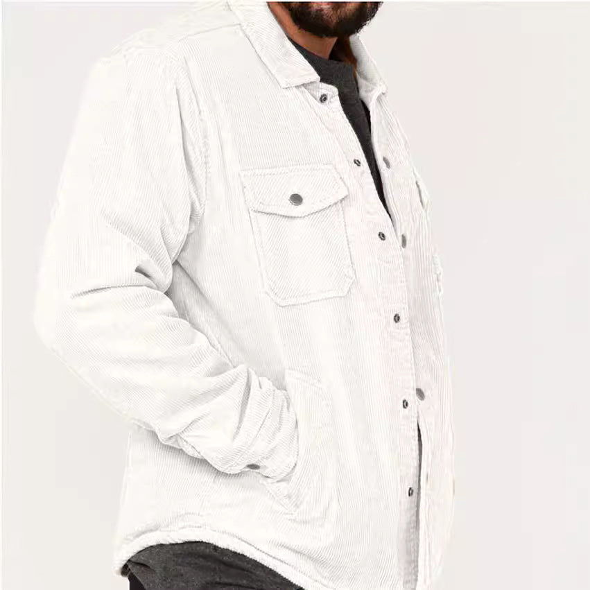 Herren Cordjacke mit praktischen Taschen und stylischem Design EB