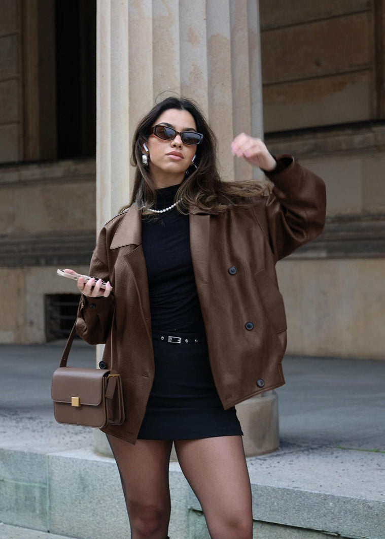 EB | Übergroße Doppelt breasted Jacke