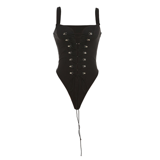Damen Badeanzug mit einzigartigen Schnürdetails EB