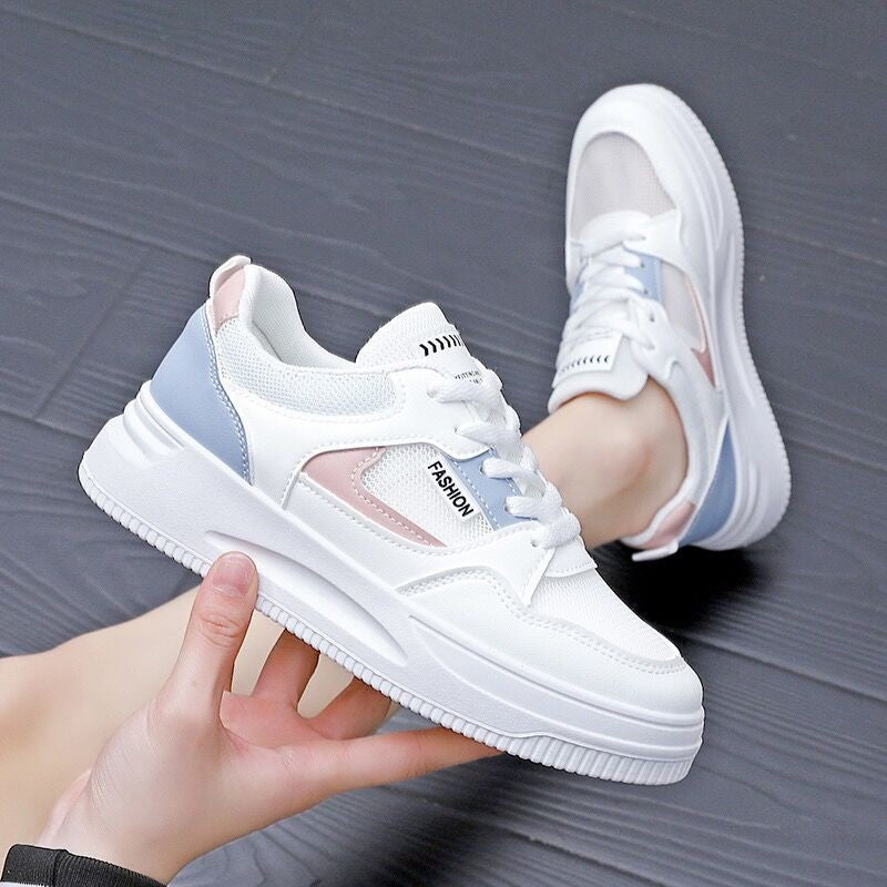 Damen Modische Sneakers mit atmungsaktiver Mesh-Oberfläche und rutschfester Sohle EB