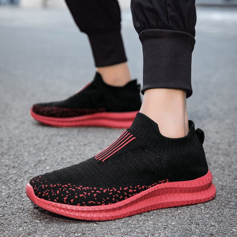 Damen Sneakers aus atmungsaktivem Strickmaterial mit flexibler Sohle EB