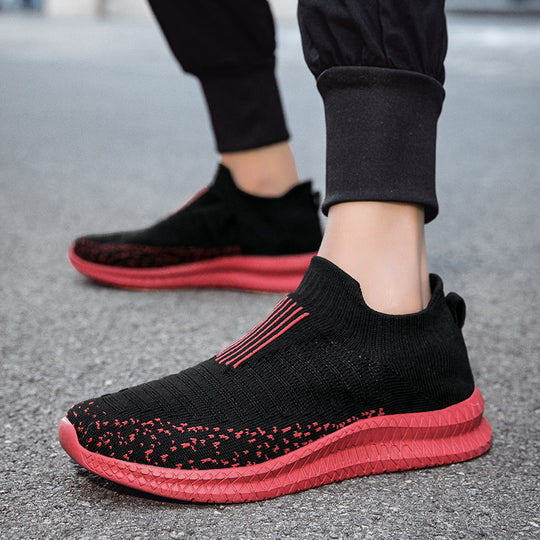 Damen Sneakers aus atmungsaktivem Strickmaterial mit flexibler Sohle EB
