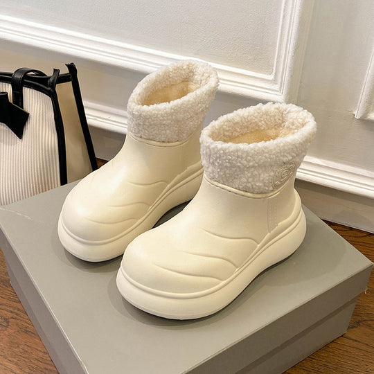 Damen kuschelweiche Winterboots mit robustem Sohlenprofil und wärmendem Innenfutter EB