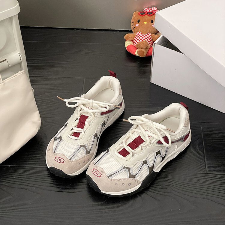 Damen modische Sneaker mit atmungsaktiver Netzoberfläche und komfortablem Dämpfungssystem EB