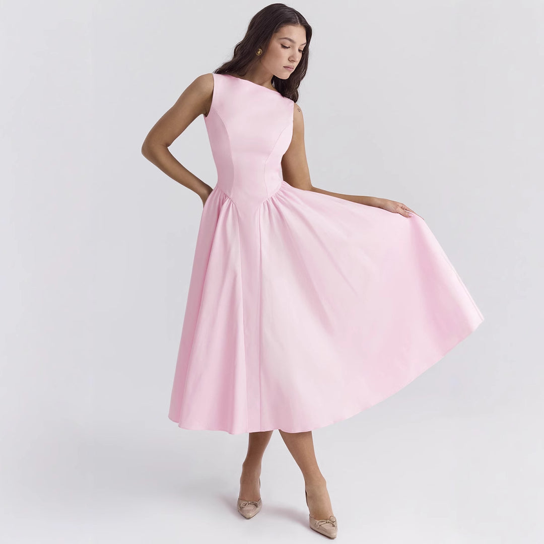 Damen A-Linien Kleid mit elegantem Schnitt und Taillierung EB