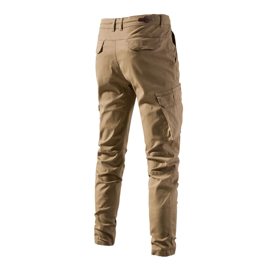 Herren Cargo-Hose mit funktionalen Taschen und elastischem Bund EB