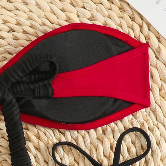 Damen Bandeau Bikini mit raffinierten Akzenten EB