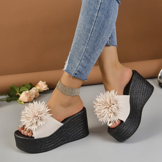 Damen Espadrilles mit modischem Blumendesign EB