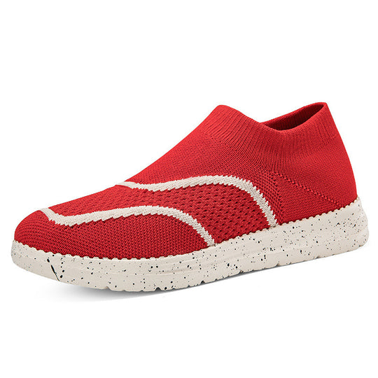 Damen Atmungsaktive Slip-On Sneakers mit flexiblem Obermaterial EB