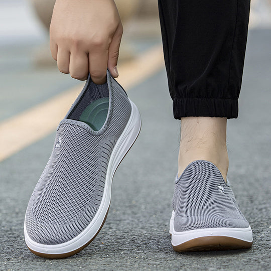 Damen Atmungsaktive Freizeit-Sneaker mit elastischem Design und rutschfester Sohle EB