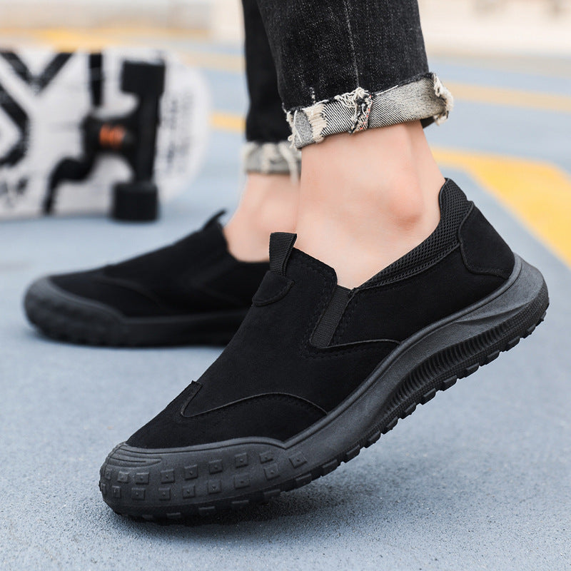 Damen Bequeme Slip-On Freizeitschuhe mit rutschfester Sohle und atmungsaktivem Obermaterial EB