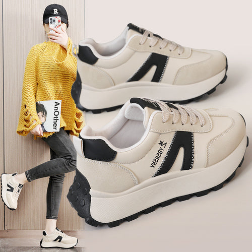 Damen Sportliche Sneakers mit innovativem Profil und rutschfestem Sohlenmaterial EB