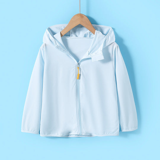 Unisex nan leichte UV-Schutz Kapuzenjacke mit durchgehendem Reißverschluss und atmungsaktivem Meshfutter EB