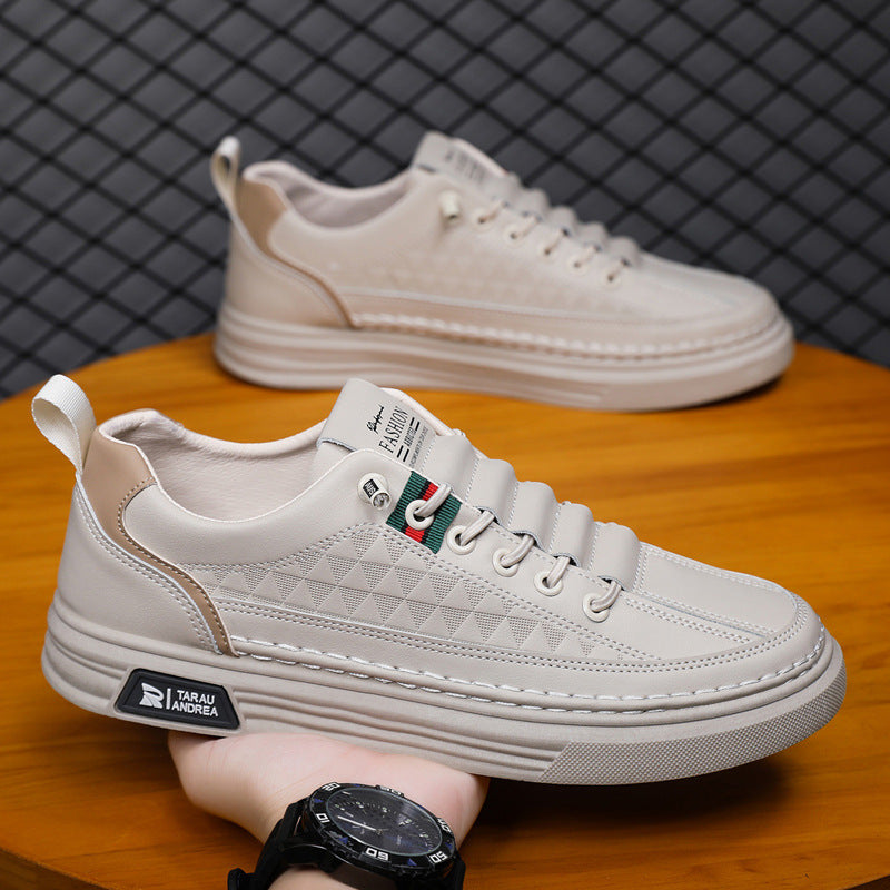 Damen Mode Sneakers mit strukturierter Oberflächenstruktur und dämpfendem Sohlenprofil EB