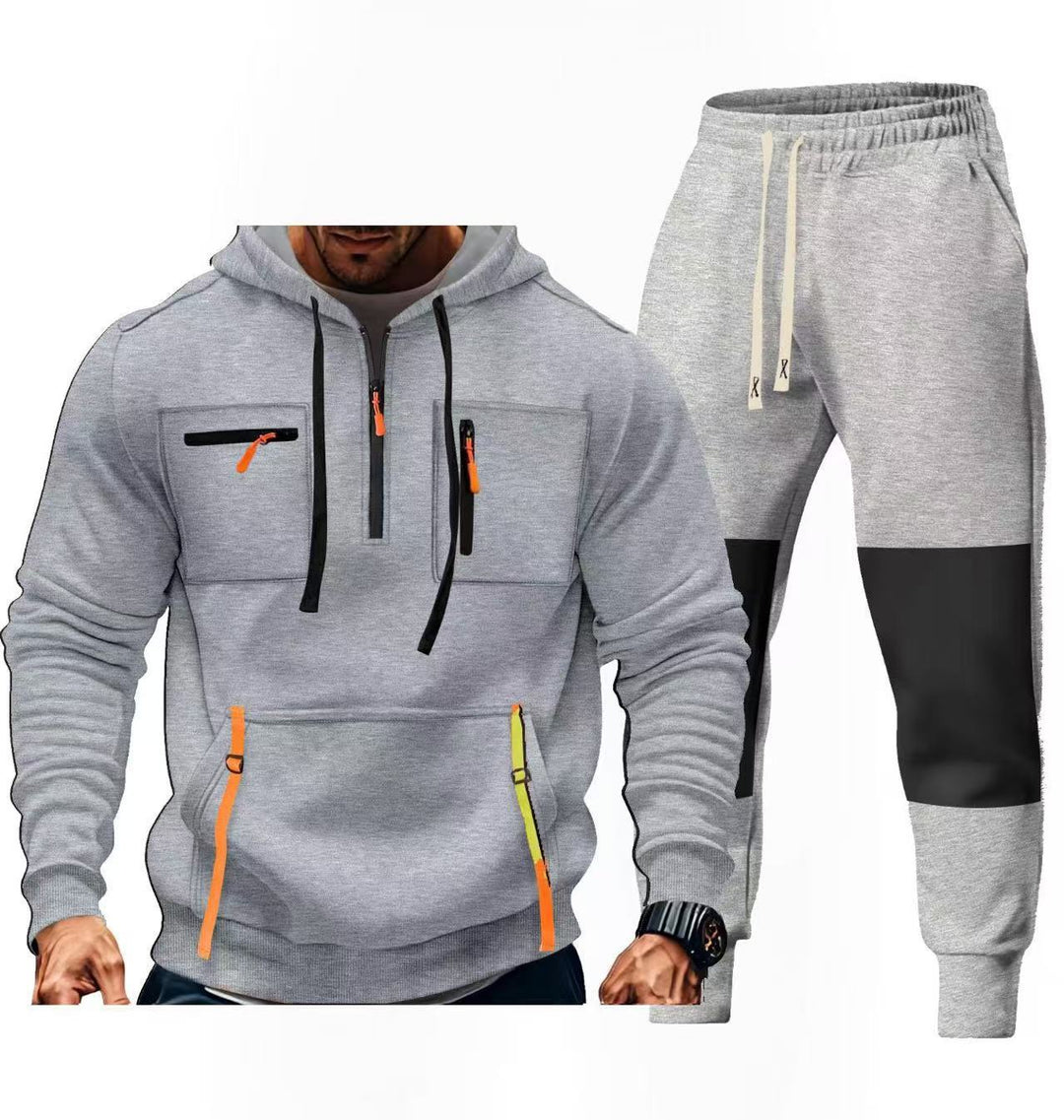 Herren Sportbekleidungsset mit funktionalen Taschen EB