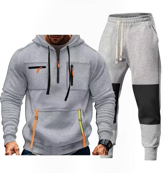 Herren Sportbekleidungsset mit funktionalen Taschen EB