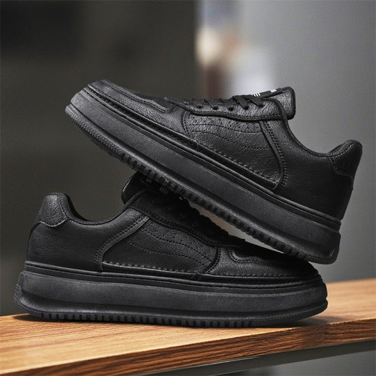 Damen Sneakers mit gepolsterter Laufsohle und hochwertigem Leder EB