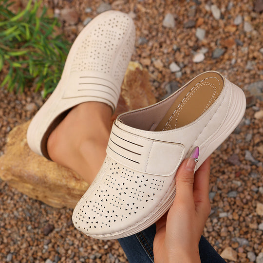 Damen Atmungsaktive Clogs mit modischem Lochdesign EB