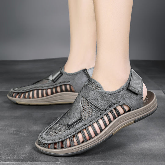 Damen Sportliche Freizeitsandalen mit atmungsaktivem Obermaterial und ergonomischem Fußbett EB