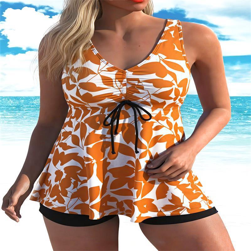Damen Strandkleid mit dynamischem Zebra-Design EB
