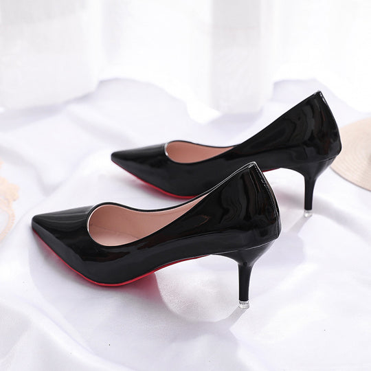 Damen elegante Stiletto-Pumps mit modischer Spitzenform EB