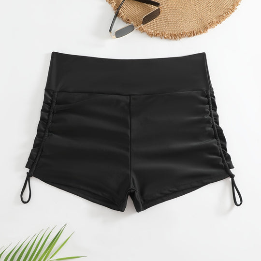 Damen Badeshorts mit verstellbarem Bund EB