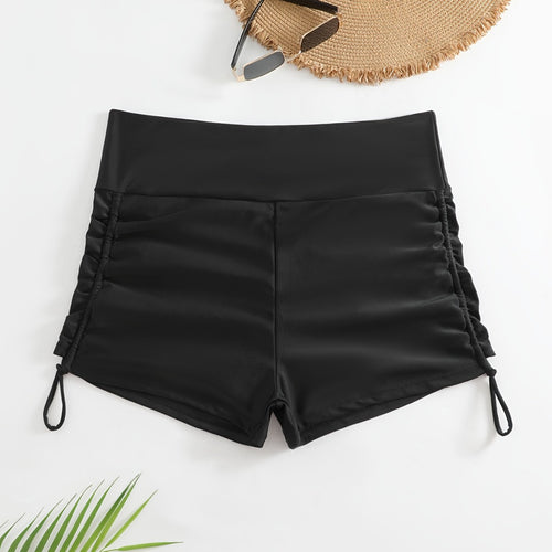Damen Badeshorts mit verstellbarem Bund EB