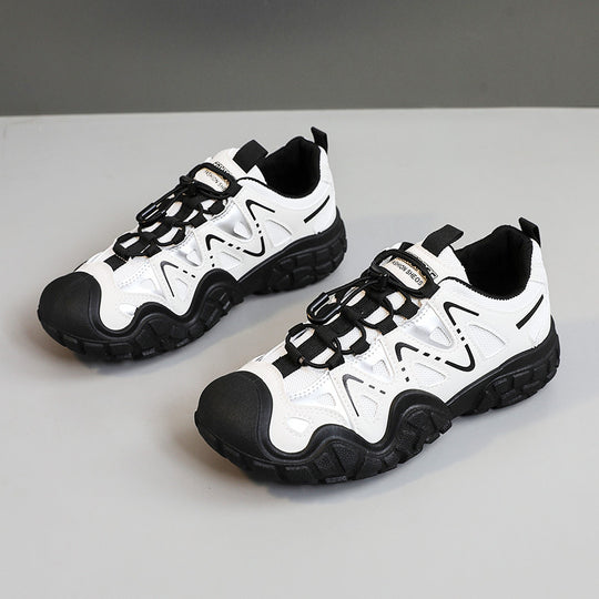 Damen sportliche Allrounder Sneakers mit atmungsaktivem Mesh-Obermaterial und rutschfester Sohle EB