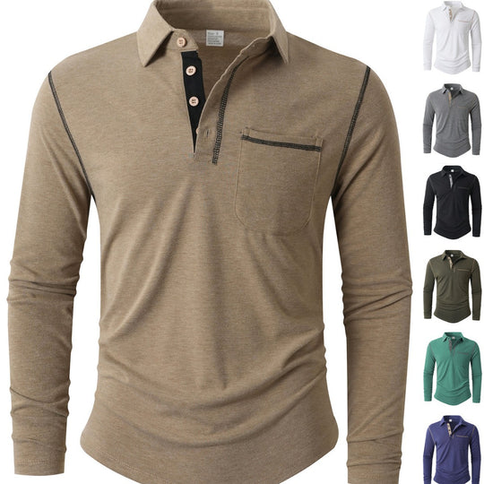 Herren Langarm Poloshirt EB