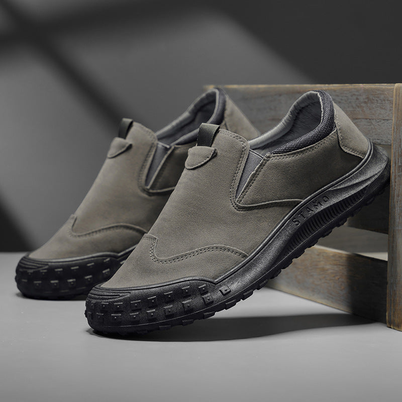 Damen Komfortable Slipper aus Wildleder EB