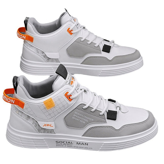 Herren trendige High-Top Sneaker mit atemberaubenden Designelementen EB