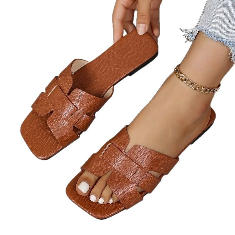Damen modische Riemensandalen mit verstellbaren Riemen und komfortabler Sohle EB
